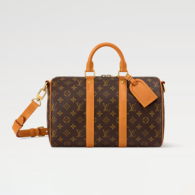 lv louis vuitton keepall bandouliere 35 monogram archive canvas duffle bag #m2a210